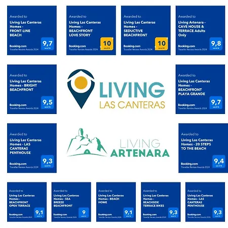 Living Canteras Homes- Beachfront Aquamarina * Las Palmas de Gran Canaria