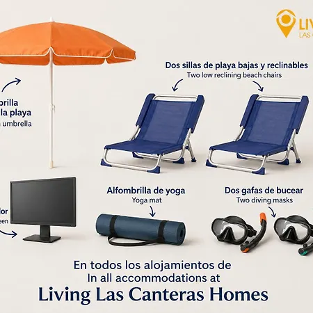 Living Canteras Homes- Beachfront Aquamarina Appartement Las Palmas de Gran Canaria
